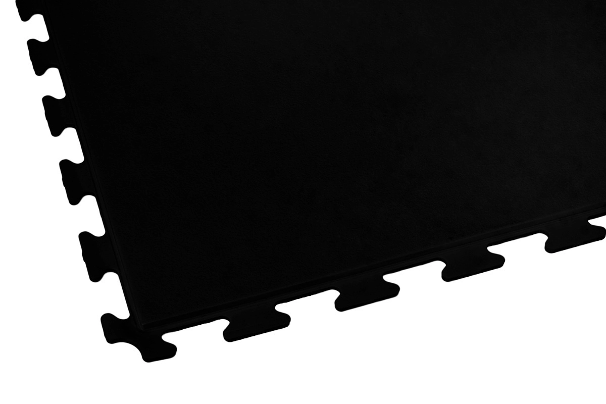 PVC Kliktegel Waterdicht Zwart STARK