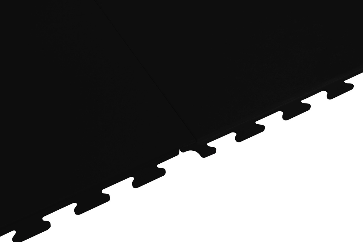 PVC Kliktegel Waterdicht Zwart STARK