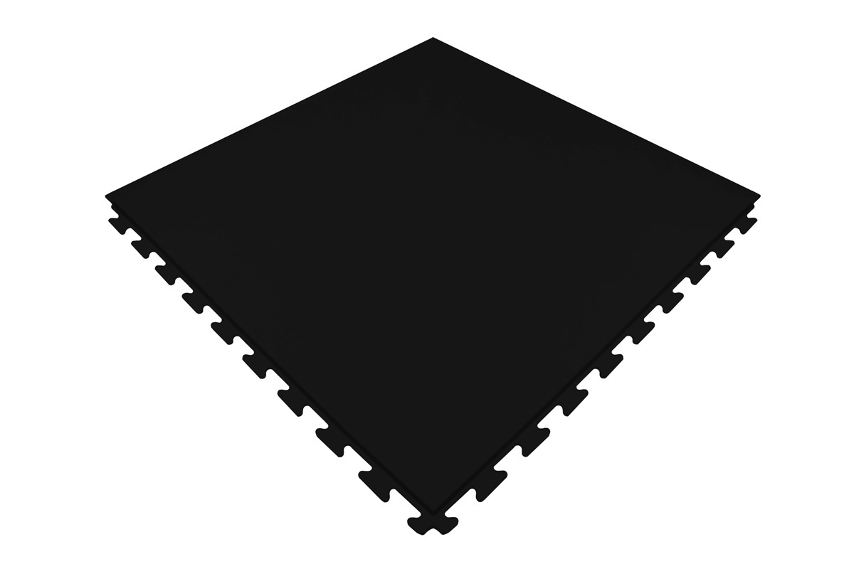 PVC Kliktegel Waterdicht Zwart STARK