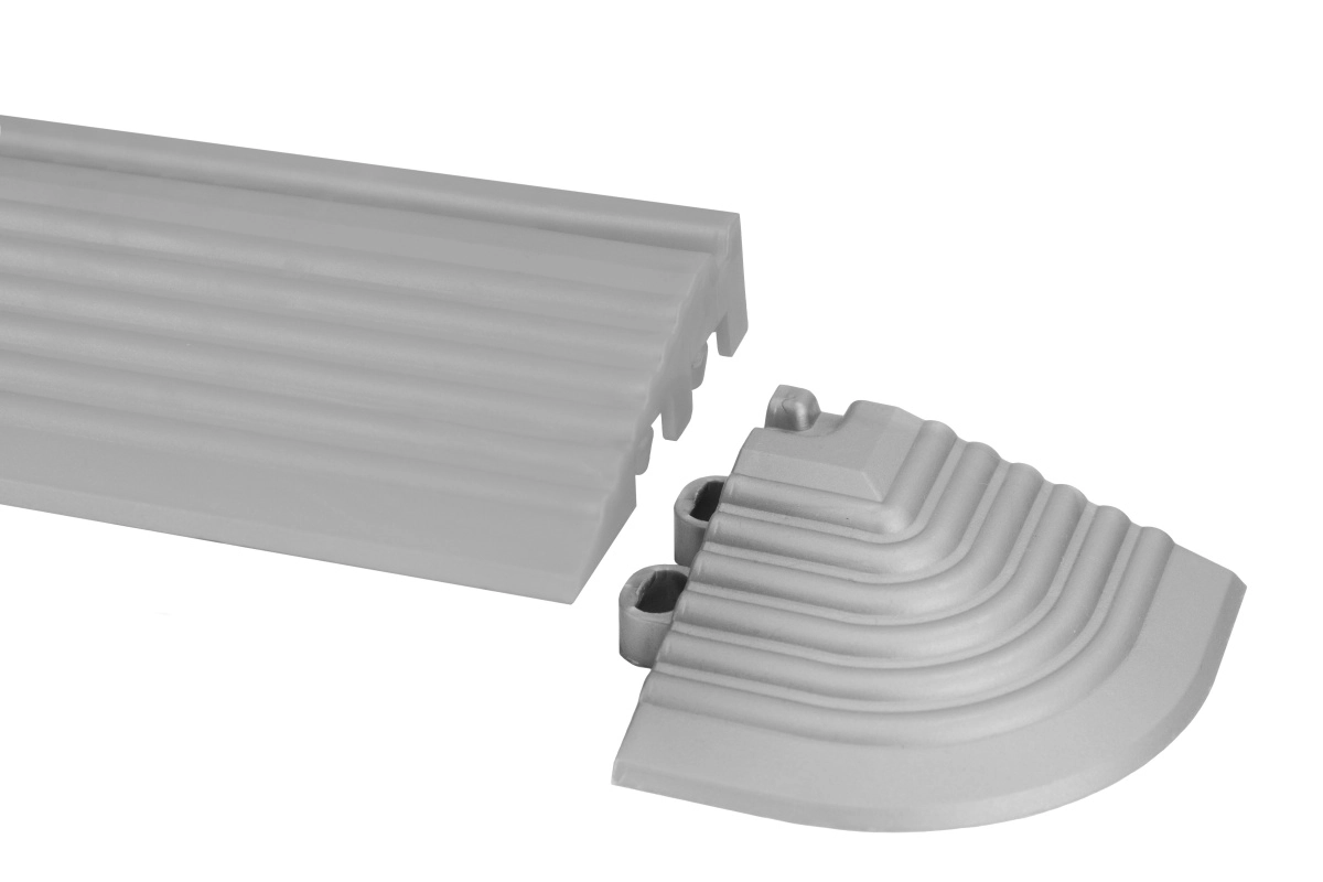 RibDeck Hoekstuk Grijs