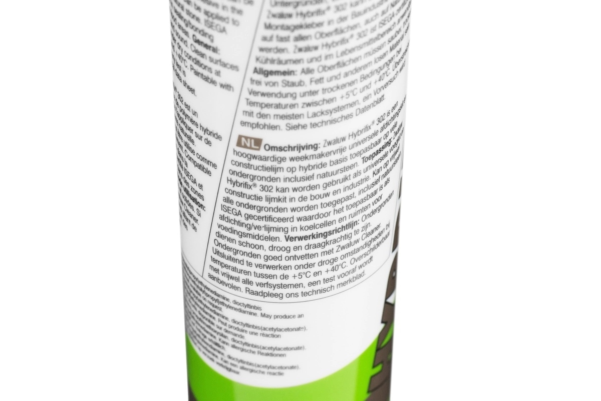 Zwaluw Hybrifix 302 MS Polymeer Kit Zwart