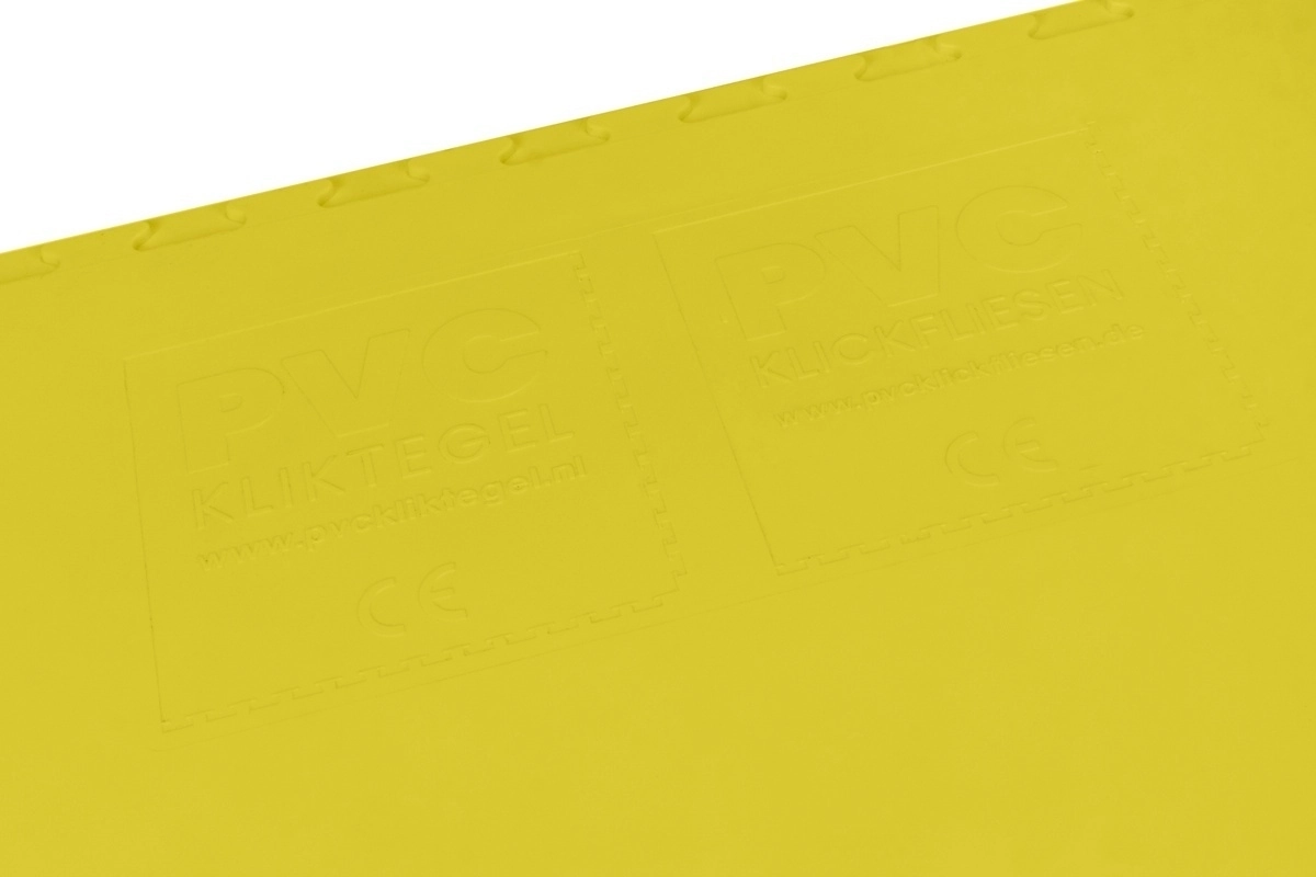 PVC Kliktegel Waterdicht Geel