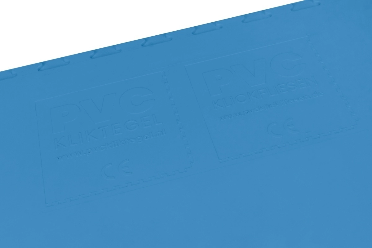PVC Kliktegel Waterdicht Blauw