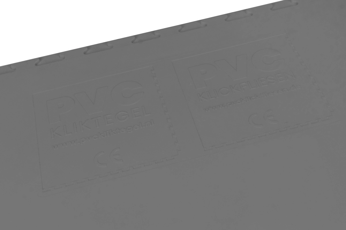 PVC Kliktegel Waterdicht Antraciet