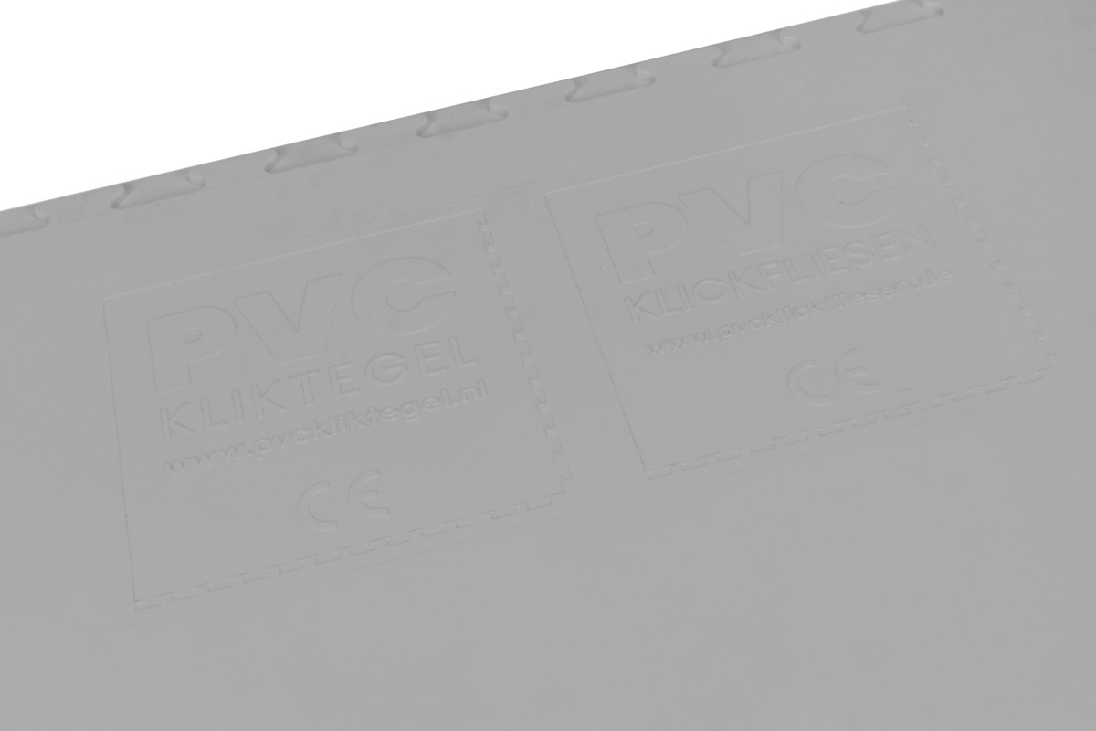 PVC Kliktegel Waterdicht Grijs